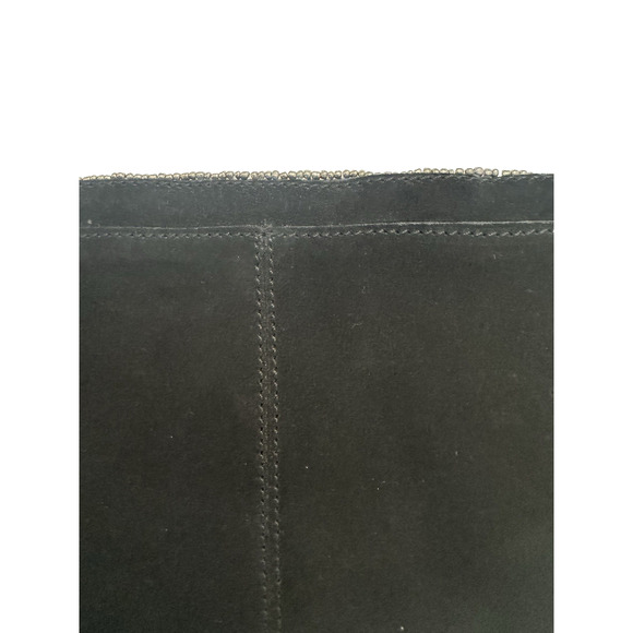 Big Buddha Shoulder Crossbody Bag Black Suede Fringe Gold Beaded Bohemian - NWT - Picture 14 of 14